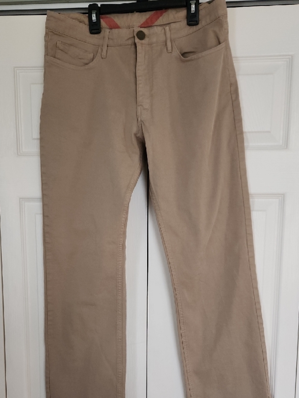 Burberry Brit Tan Men's Chinos – Classic Straight Fit